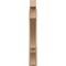 Ekena Millwork 5 1/2-in W x 32-in D x 40-in H Balboa Block Rough Cedar Woodgrain TimberThane Outlooker, Primed Tan OUTUR055X32X40BOA44RCPR - alternate 4